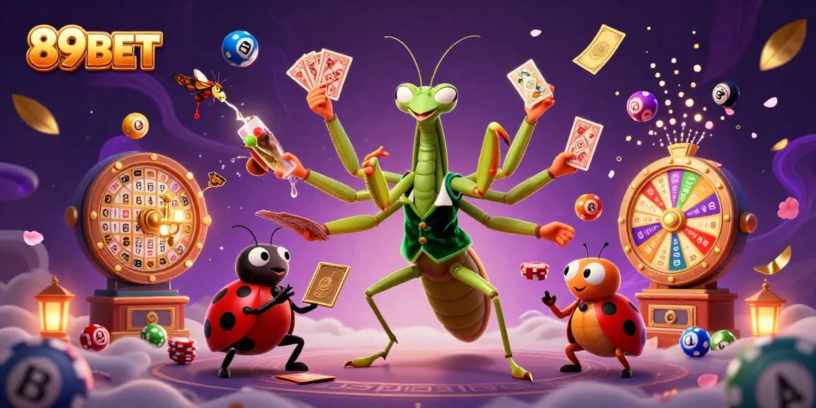 89BET engages players in thrilling gaming with a lively casino scene filled with vibrant lottery elements.