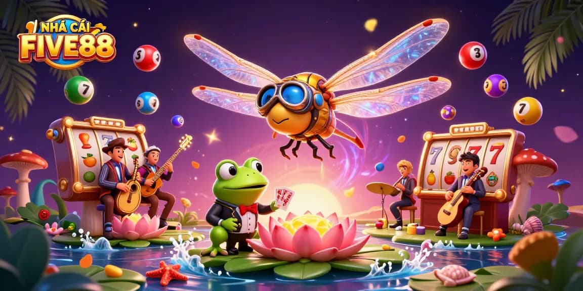Engage in exciting gameplay with NHÀ CÁI FIVE88 featuring vivid slot elements and a dynamic casino atmosphere.