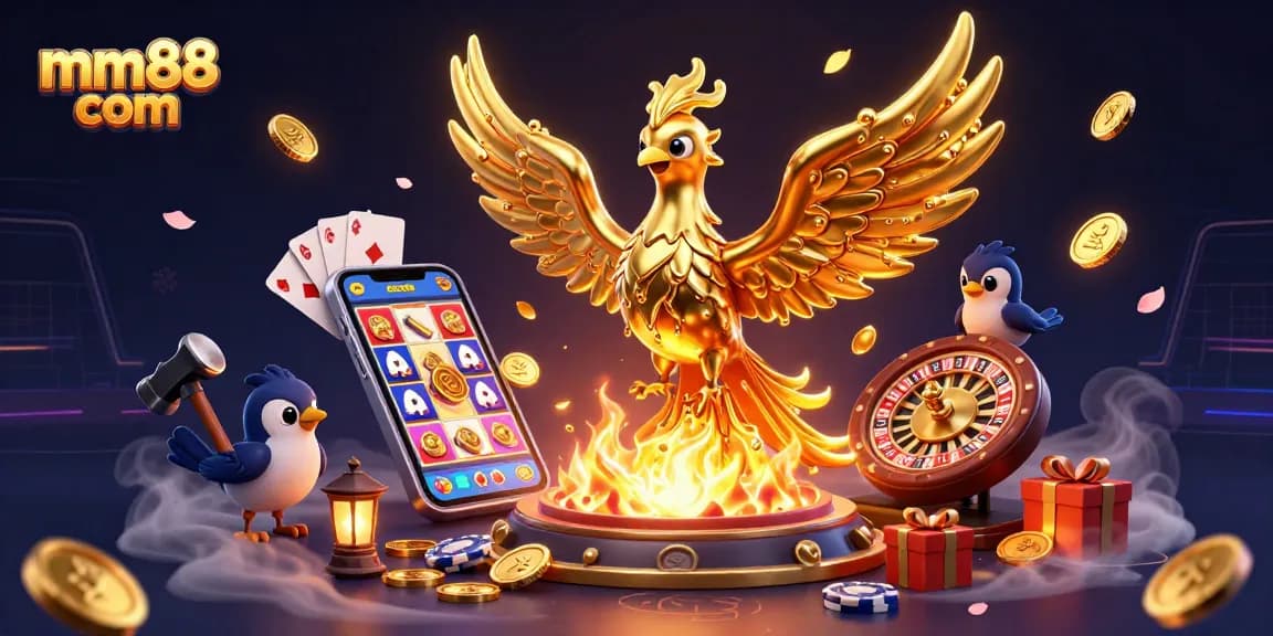 Experience the thrill of gaming with mm88 com featuring a molten golden phoenix and 3D casino games!