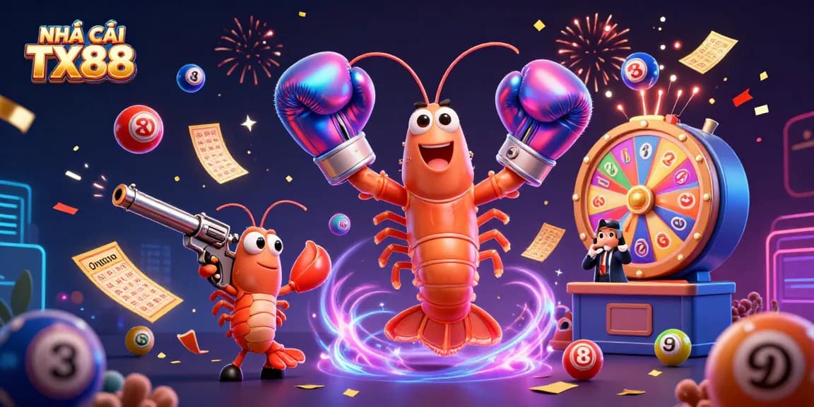 Engage in thrilling gameplay at NHÀ CÁI TX88 with colorful lottery elements and dynamic casino features.