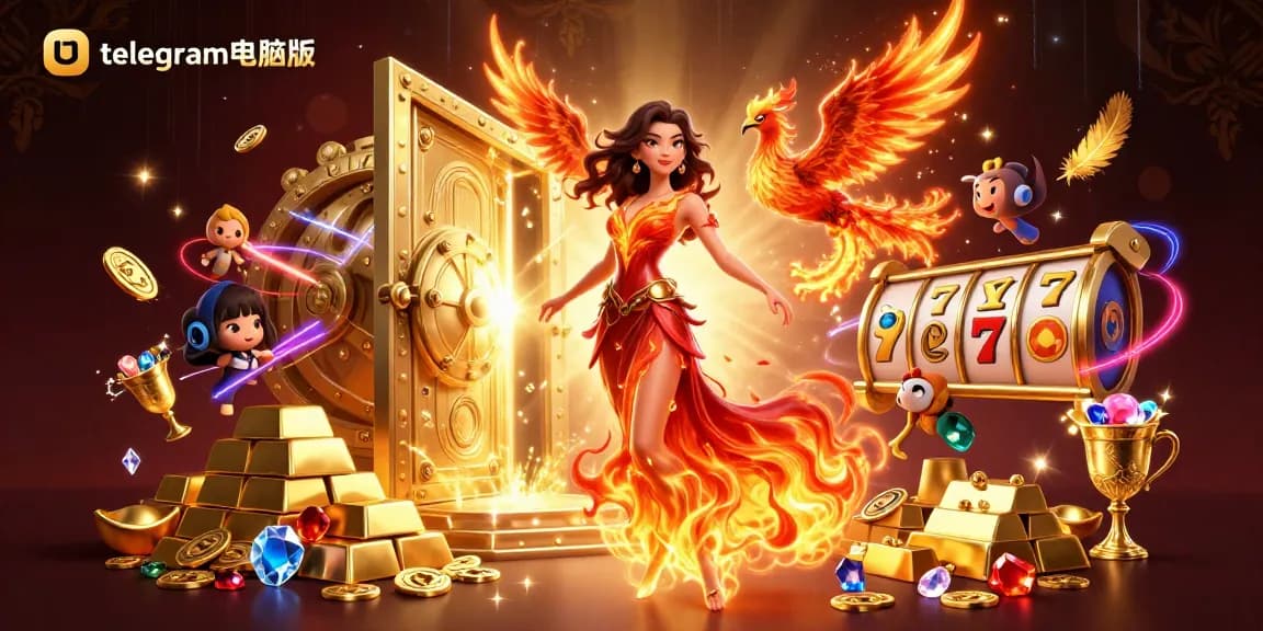 与telegram电脑版互动，在迷人的赌场场景中，令人兴奋的老虎机卷轴和宝藏正等待着您。