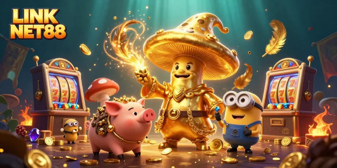 Play slots and win big with LINK NET88 in a vibrant magical casino adventure.