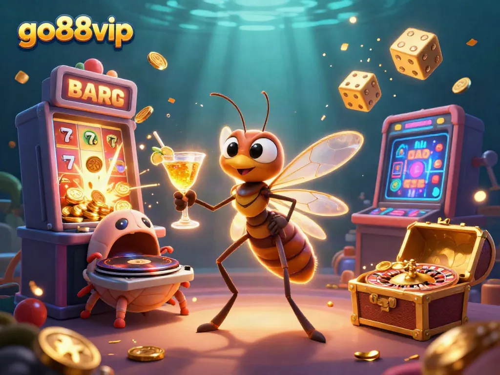 Experience the vibrant world of go88vip with captivating casino characters and dynamic gaming elements.