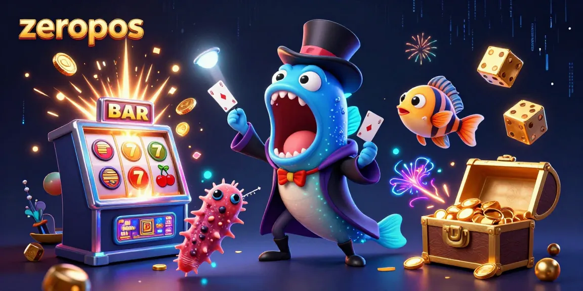 Experience thrilling card magic in the deep sea with zaropos' vibrant, animated casino adventure.