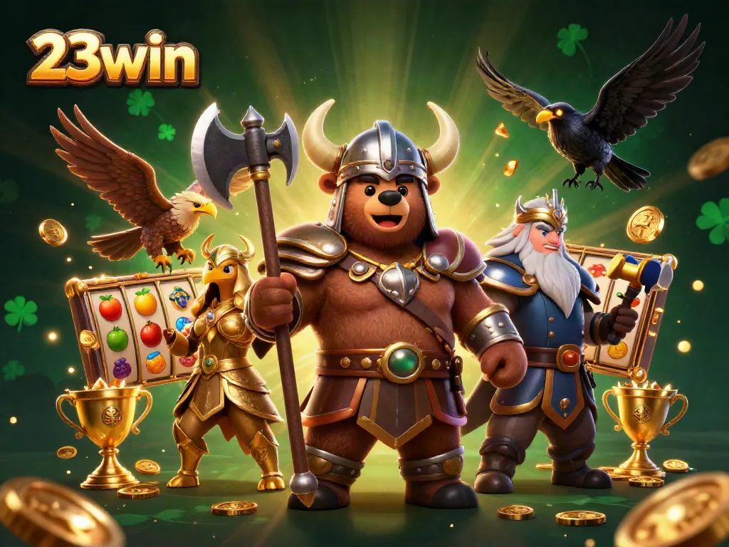 Experience thrilling casino gameplay with 23win, featuring dynamic characters and rich slot elements.