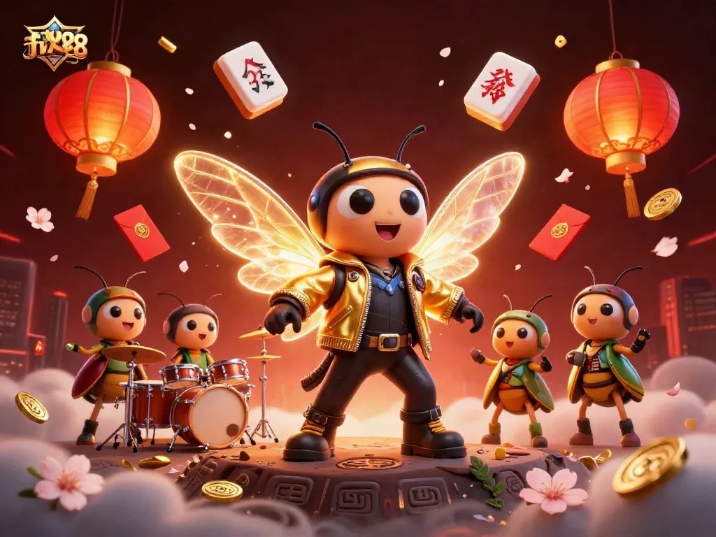 Experience thrilling gameplay at five 88 with electric characters and vivid casino elements in action.
