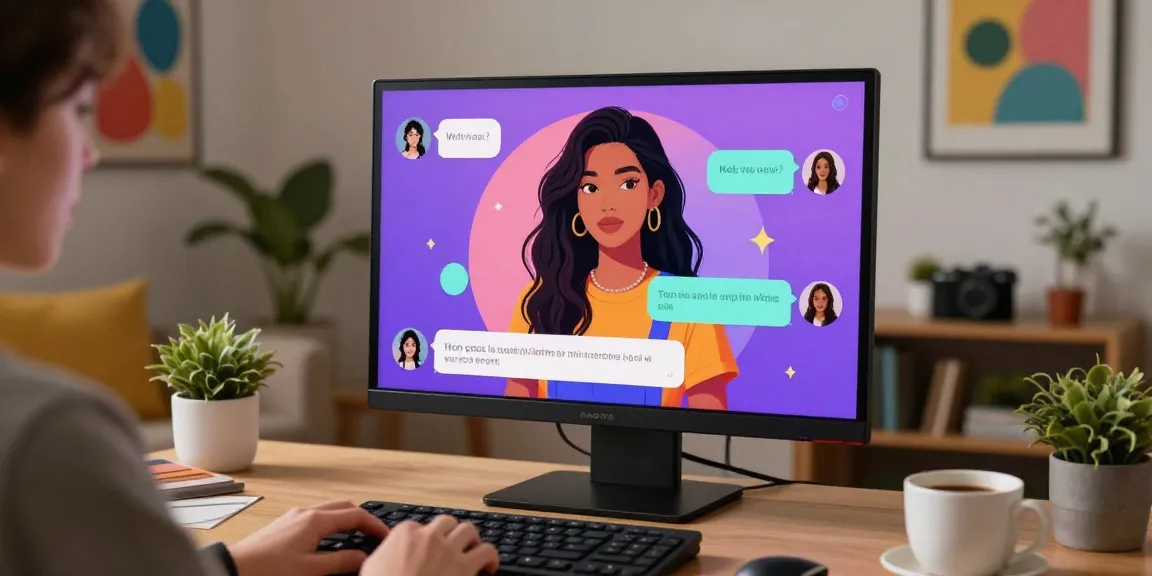 Engaging nsfw ai conversation with customizable girlfriend persona on a modern digital platform.