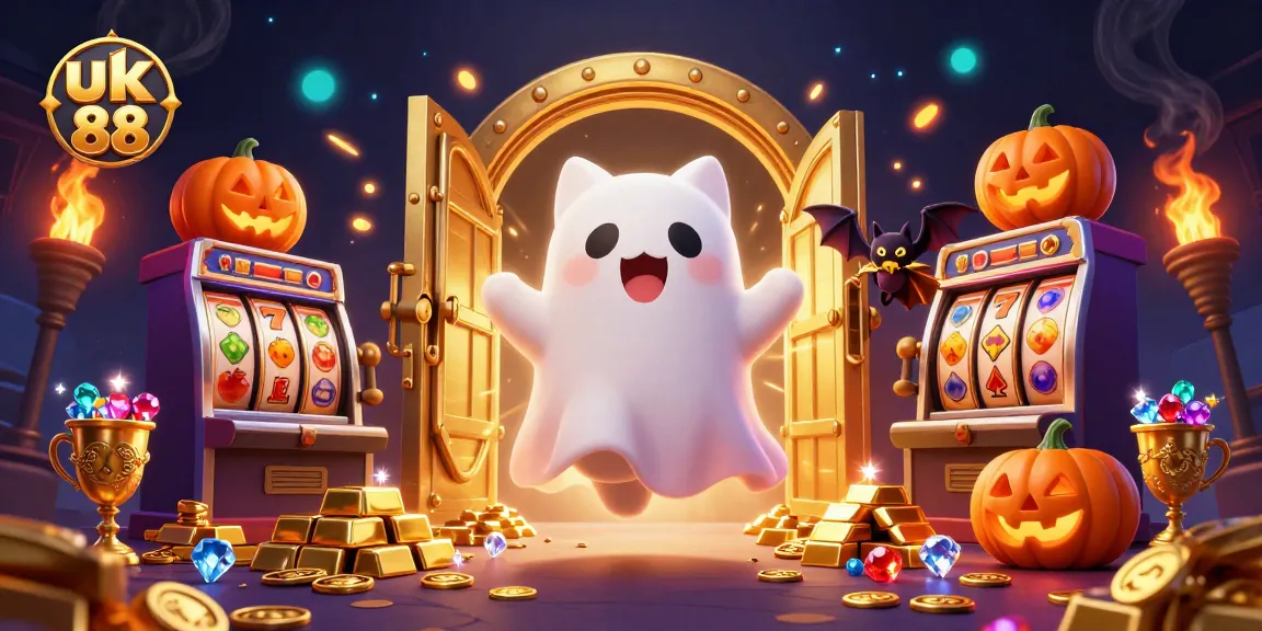 Experience the thrill of uk 88 gaming with an enchanting haunted casino scene.