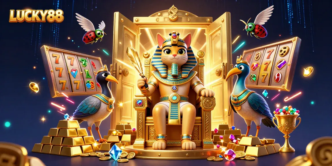 Win big with LUCKY88's thrilling casino experience featuring vibrant gaming elements.