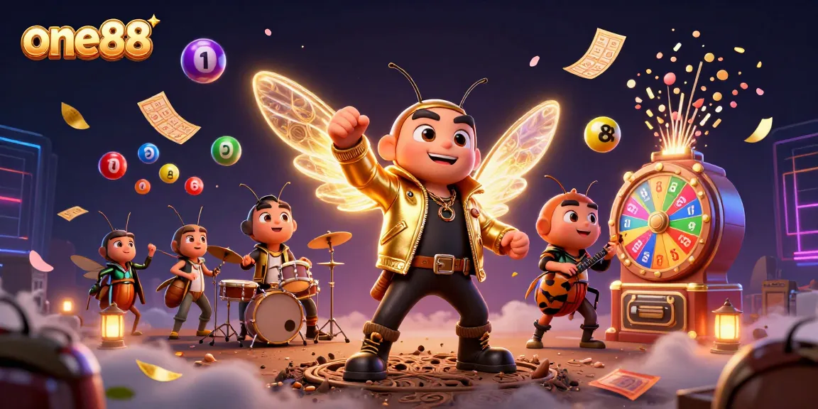 Experience the excitement with one88's vibrant lottery games, featuring animated characters and dynamic prize elements.